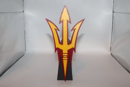 Arizona State Sun Devils 3D printed Logo Sign Wall Desk Shelf Art