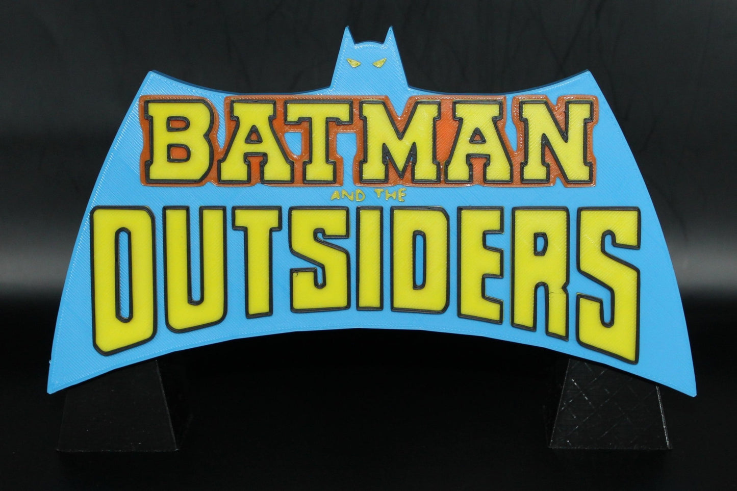 Batman and the Outsiders 3D printed Logo Sign Wall Desk Shelf Art