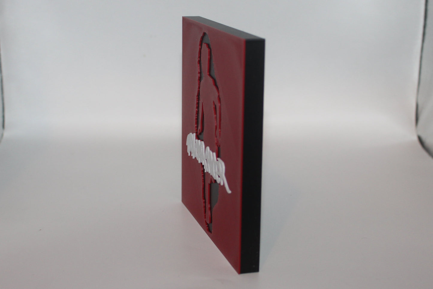 Boxcar Racer 3D printed Logo Sign Wall Desk Shelf Art