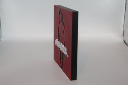 Boxcar Racer 3D printed Logo Sign Wall Desk Shelf Art