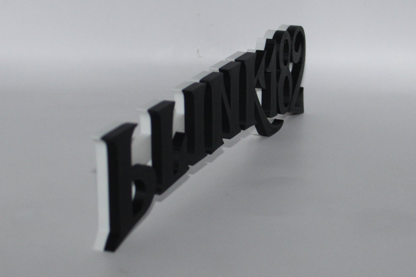 Blink 182 3D printed Logo Sign Wall Desk Shelf Art