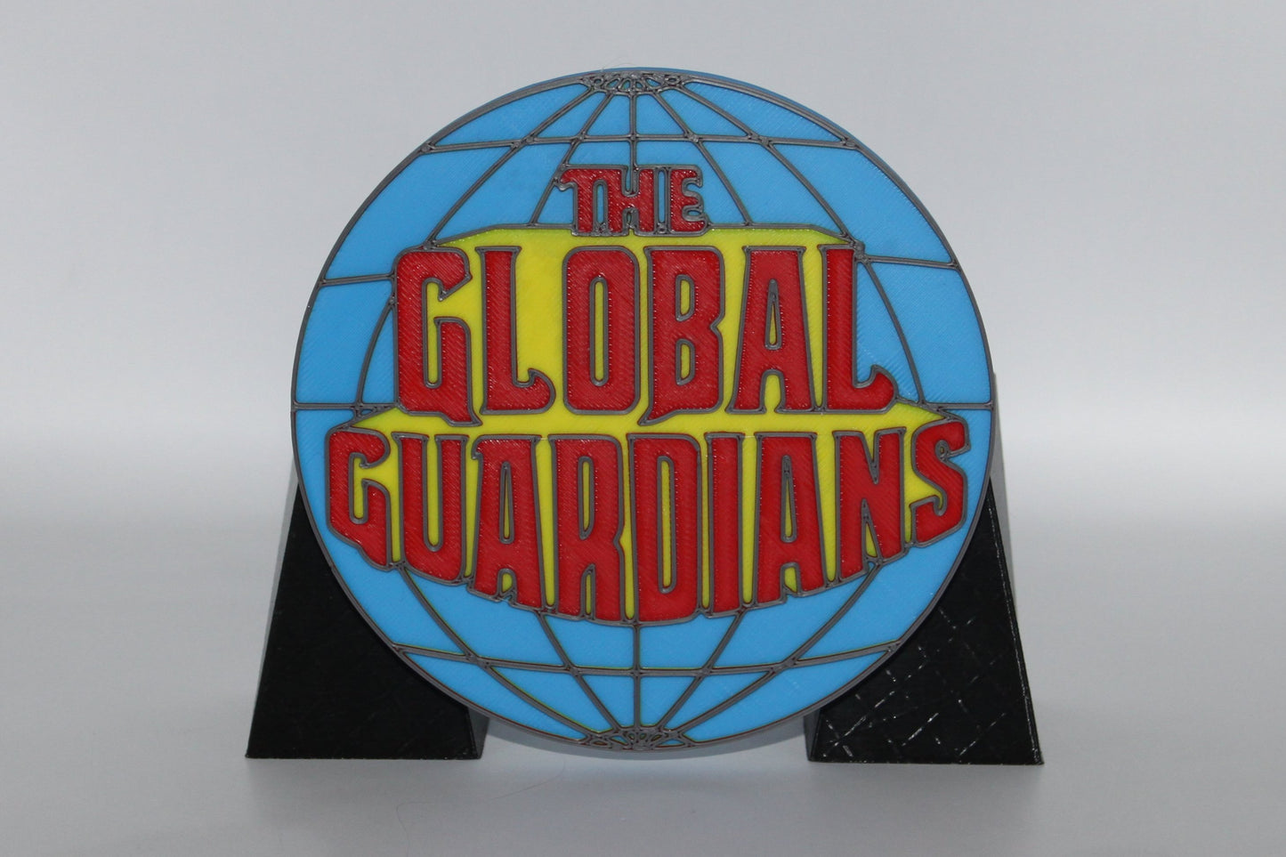 The Global Guardians 3D printed Logo Sign Wall Desk Shelf Art