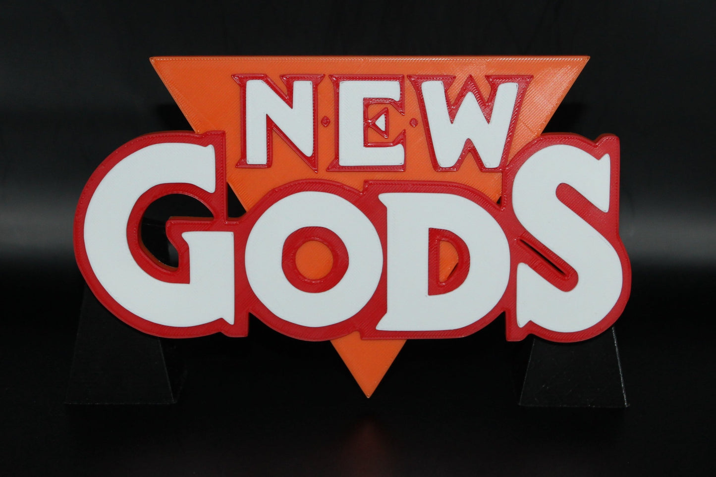 New Gods 3D printed Logo Sign Wall Desk Shelf Art