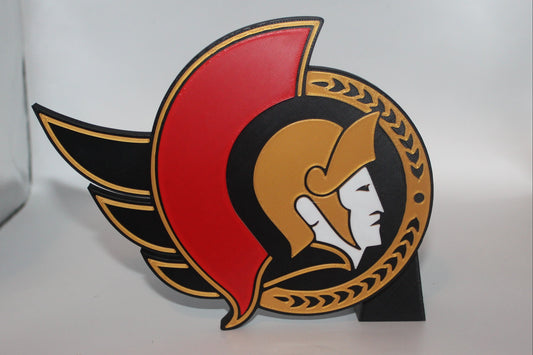 Ottawa Senators 3D printed Logo Sign Wall Desk Shelf Art