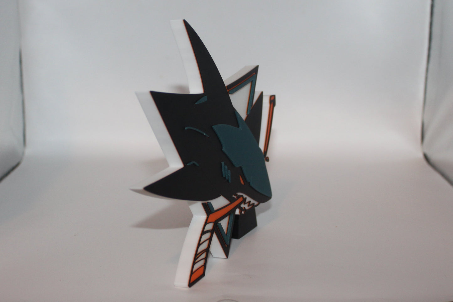 San Jose Sharks 3D printed Logo Sign Wall Desk Shelf Art