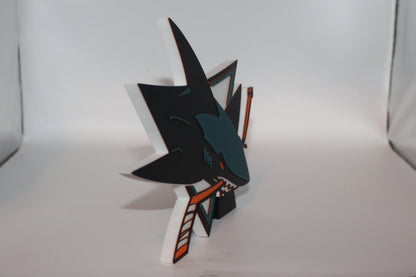 San Jose Sharks 3D printed Logo Sign Wall Desk Shelf Art