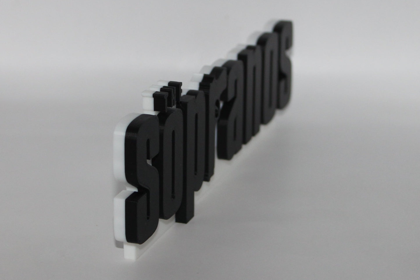 The Sopranos 3D printed Logo Sign Wall Desk Shelf Art