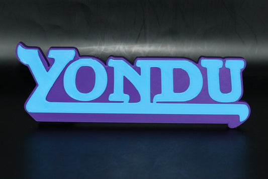 Yondu 3D printed Logo Sign Wall Desk Shelf Art