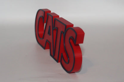 Arizona Wildcats 3D printed Logo Sign Wall Desk Shelf Art