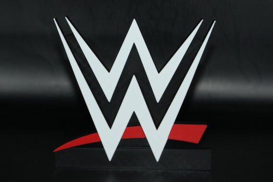 WWE, World Wrestling Entertainment 3D printed Logo Sign Wall Desk Shelf Art