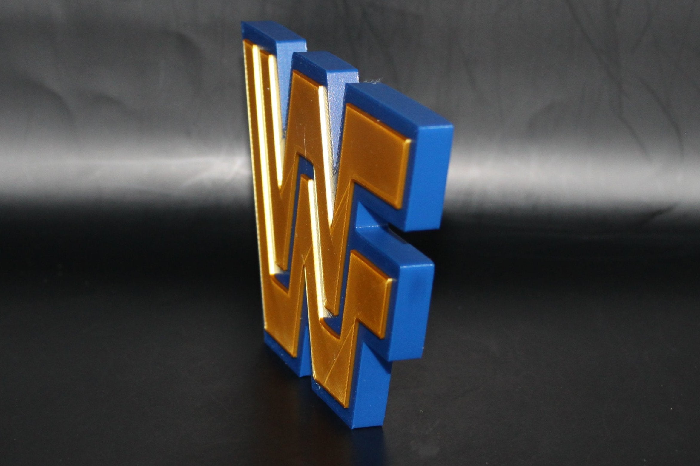 Wwf Light Sign WWF, World Wrestling Federation 3D printed Logo Sign Wall Desk Shelf A ...