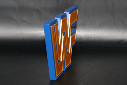 WWF, World Wrestling Federation 3D printed Logo Sign Wall Desk Shelf Art