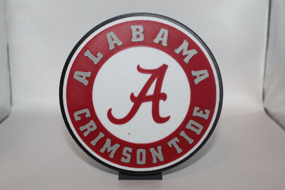 Alabama Crimson Tide 3D printed Logo Sign Wall Desk Shelf Art