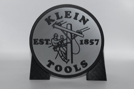 Klein Tools 3D printed Logo Sign Wall Desk Shelf Art