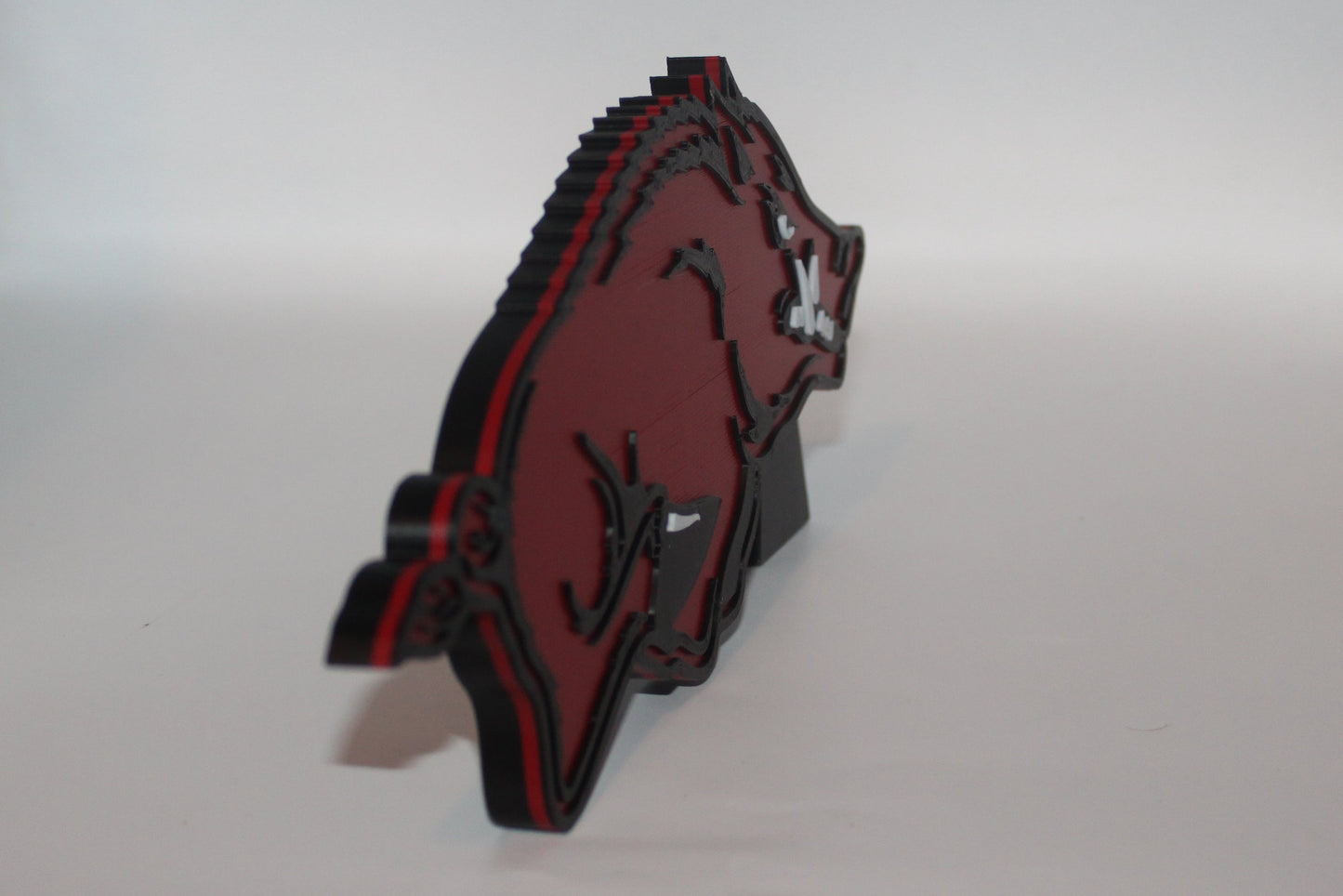 Arkansas Razorbacks 3D printed Logo Sign Wall Desk Shelf Art