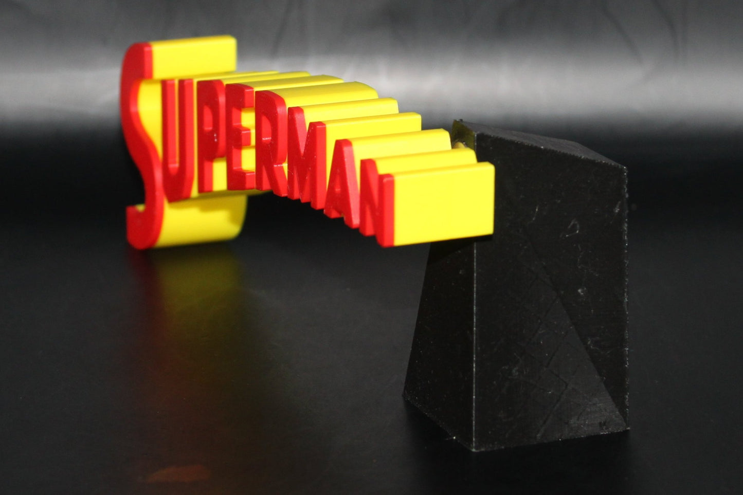 Superman 3D printed Logo Sign Wall Desk Shelf Art