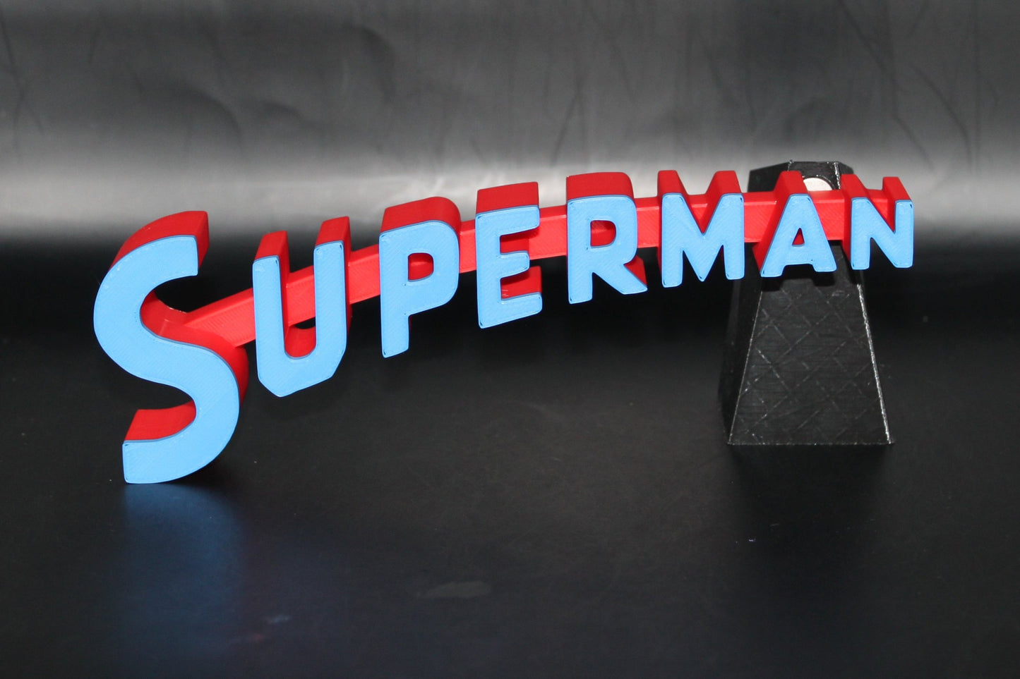 Superman 3D printed Logo Sign Wall Desk Shelf Art