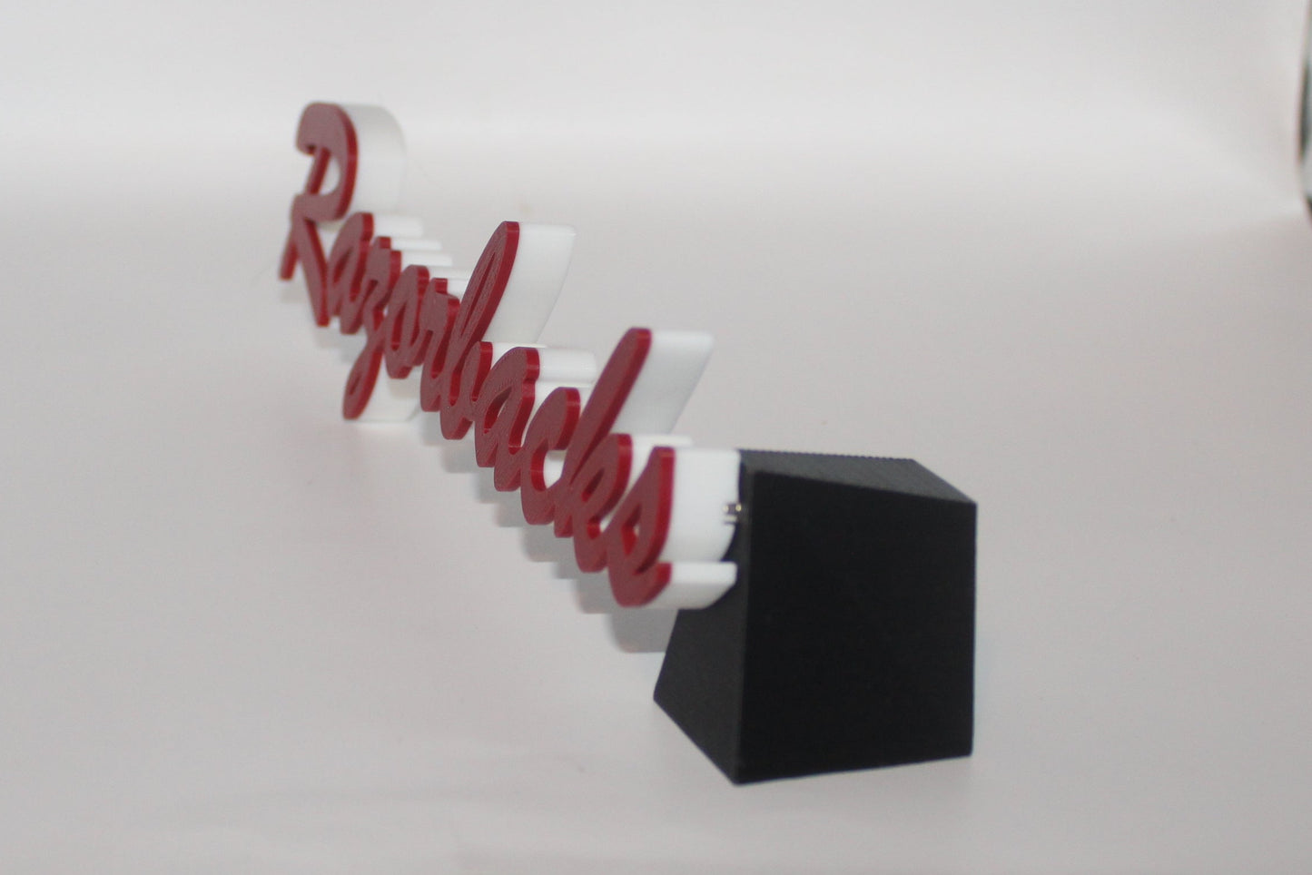 Arkansas Razorbacks 3D printed Logo Sign Wall Desk Shelf Art