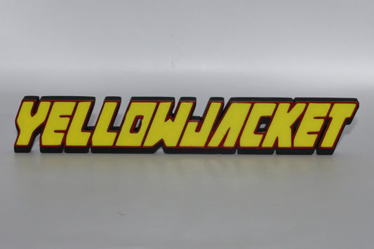 Yellowjacket 3D printed Logo Sign Wall Desk Shelf Art