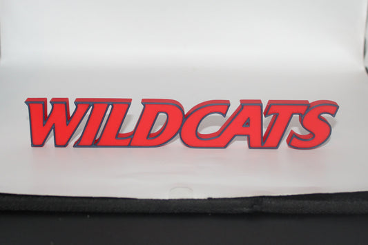 Arizona Wildcats 3D printed Logo Sign Wall Desk Shelf Art