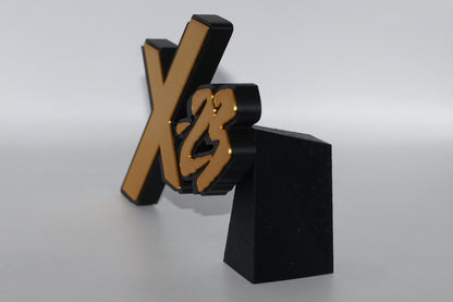 X-23 3D printed Logo Sign Wall Desk Shelf Art