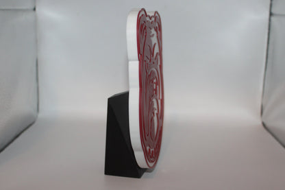 Alabama A&M Bulldogs 3D printed Logo Sign Wall Desk Shelf Art