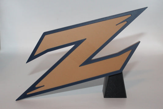 Akron Zips 3D printed Logo Sign Wall Desk Shelf Art