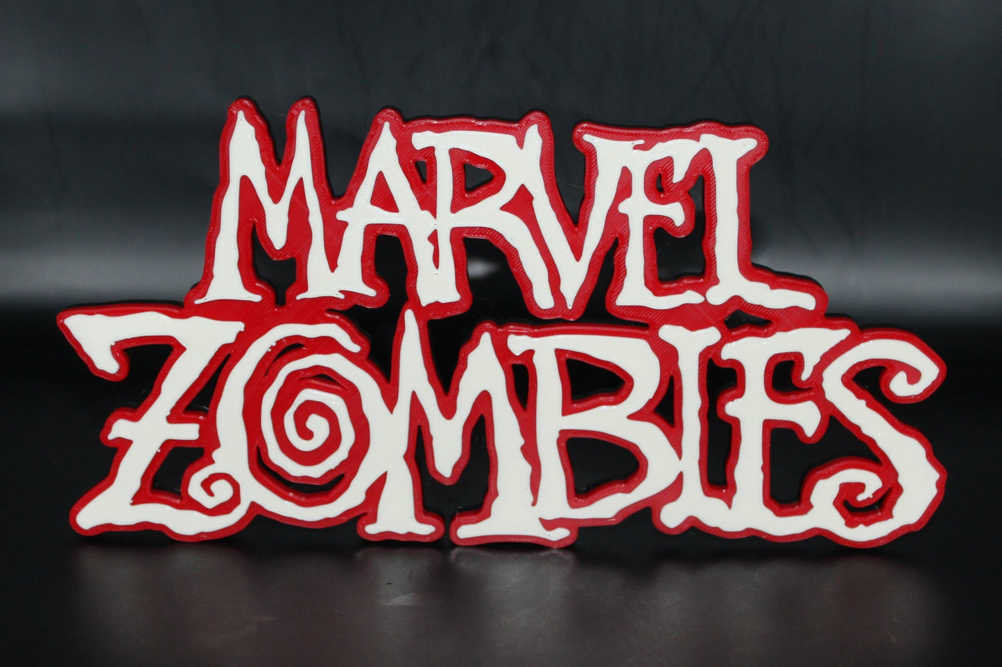 Marvel Zombies 3D printed Logo Sign Wall Desk Shelf Art