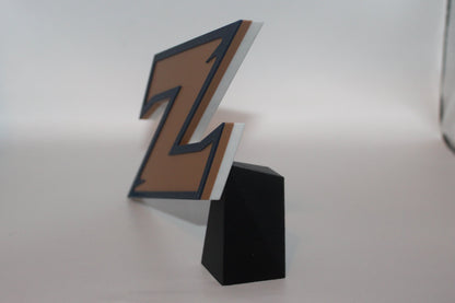 Akron Zips 3D printed Logo Sign Wall Desk Shelf Art