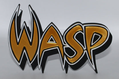 Wasp 3D printed Logo Sign Wall Desk Shelf Art