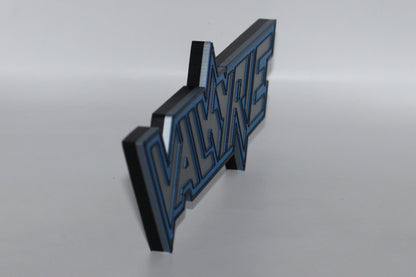 Valkyrie 3D printed Logo Sign Wall Desk Shelf Art