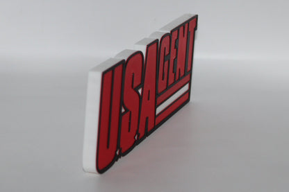 USAgent 3D printed Logo Sign Wall Desk Shelf Art