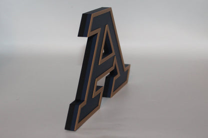 Akron Zips 3D printed Logo Sign Wall Desk Shelf Art