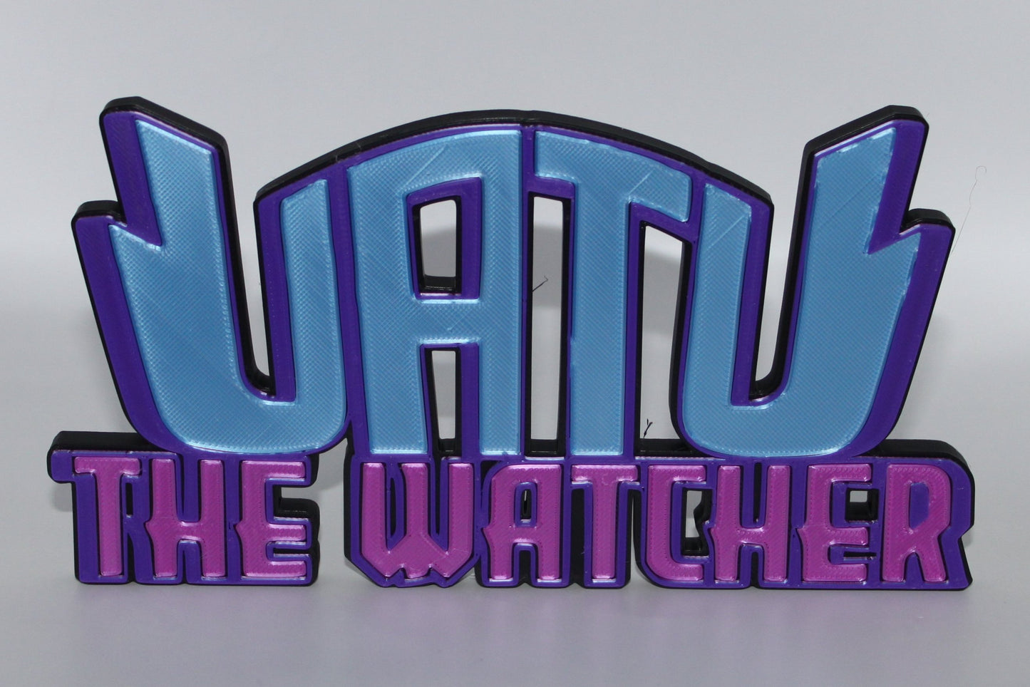 Uatu, The Watcher 3D printed Logo Sign Wall Desk Shelf Art