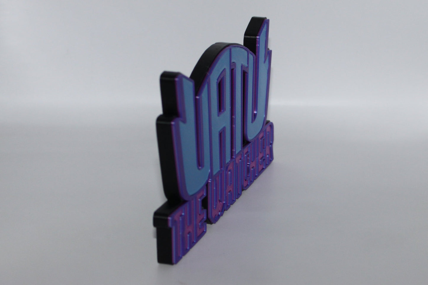 Uatu, The Watcher 3D printed Logo Sign Wall Desk Shelf Art