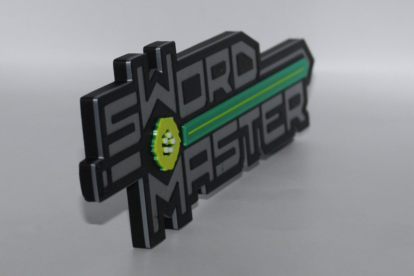 Sword Master 3D printed Logo Sign Wall Desk Shelf Art