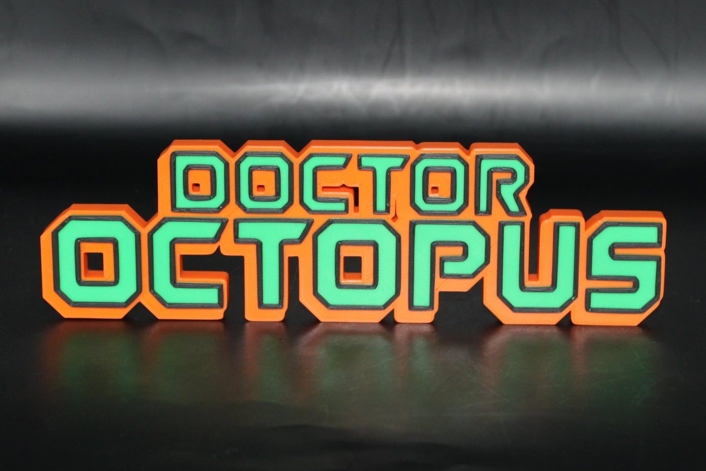 Doctor Octopus 3D printed Logo Sign Wall Desk Shelf Art