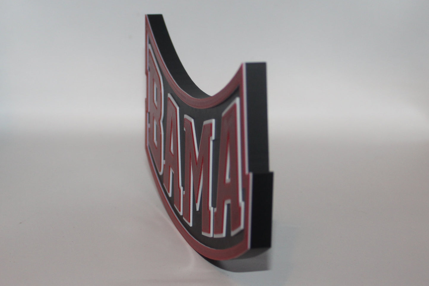 Alabama Crimson Tide 3D printed Logo Sign Wall Desk Shelf Art