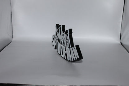 Symbiote Spider-Man 3D printed Logo Sign Wall Desk Shelf Art