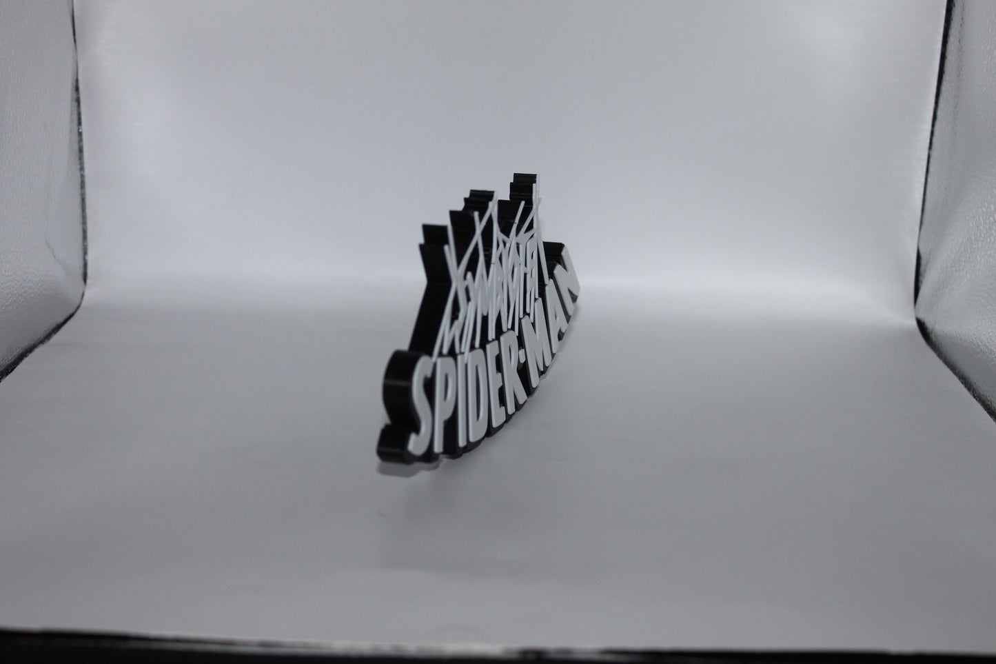 Symbiote Spider-Man 3D printed Logo Sign Wall Desk Shelf Art