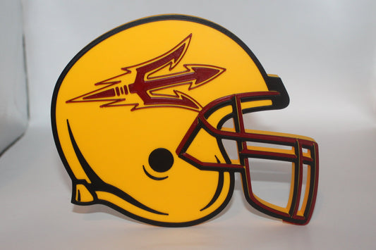Arizona State Sun Devils 3D printed Logo Sign Wall Desk Shelf Art