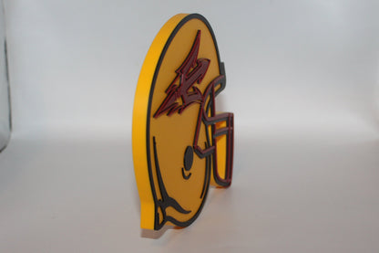 Arizona State Sun Devils 3D printed Logo Sign Wall Desk Shelf Art