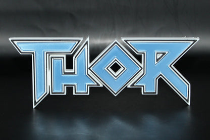 Thor 3D printed Logo Sign Wall Desk Shelf Art