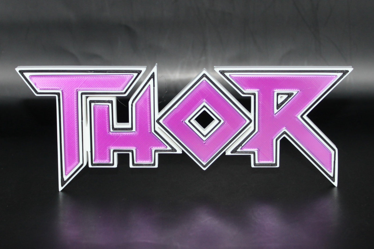 Thor 3D printed Logo Sign Wall Desk Shelf Art