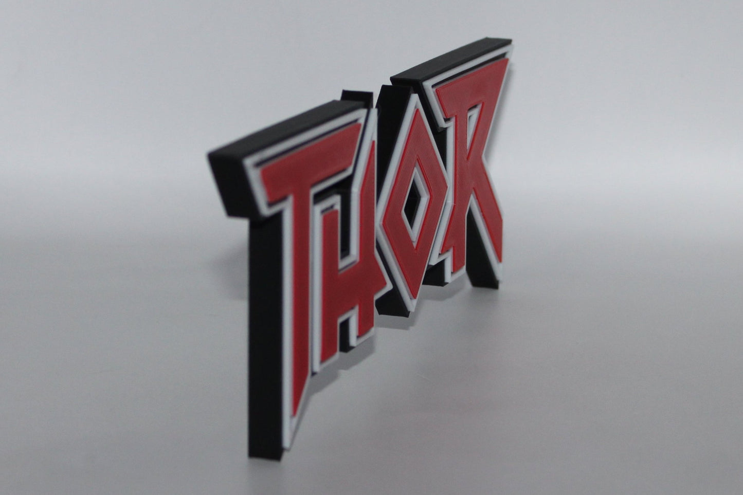 Thor 3D printed Logo Sign Wall Desk Shelf Art