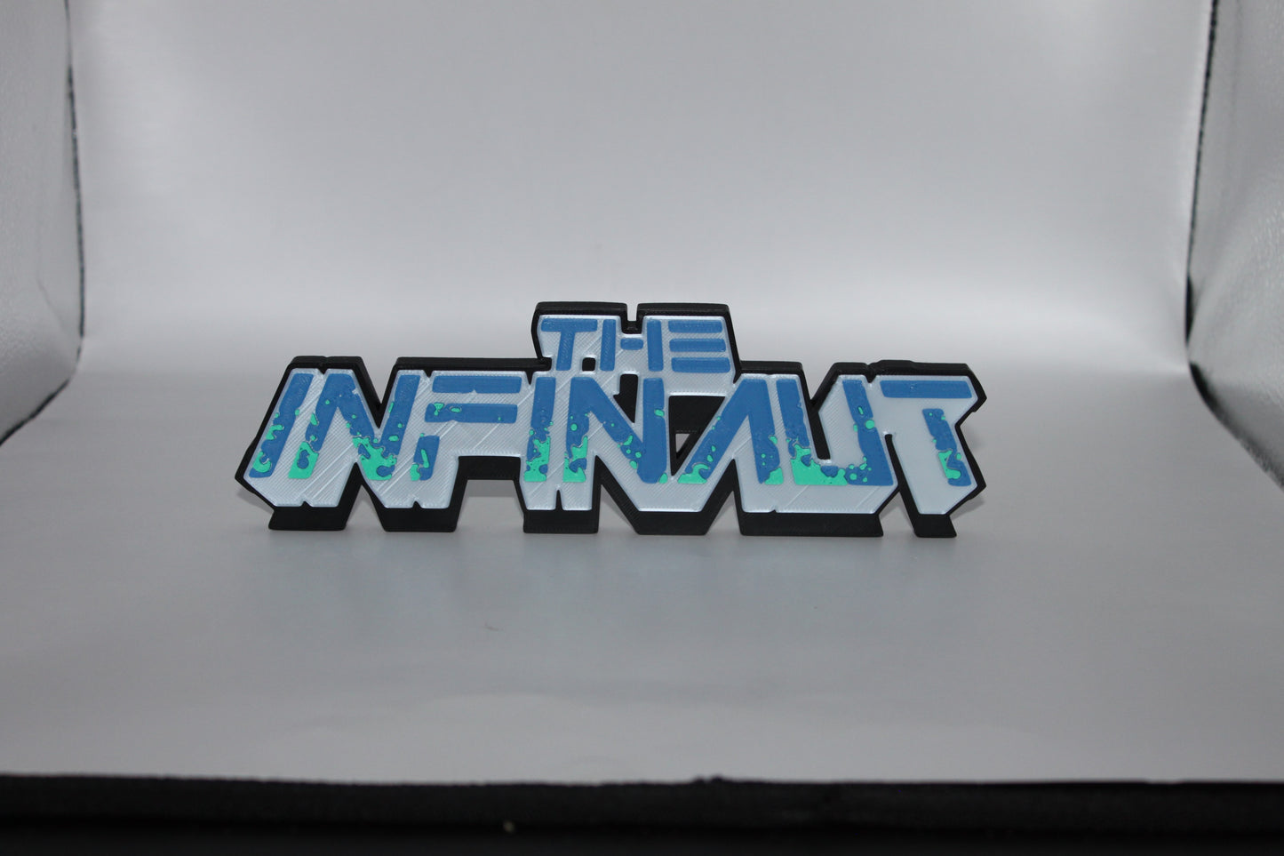 The Infinaut 3D printed Logo Sign Wall Desk Shelf Art