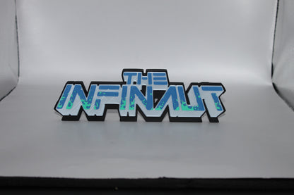 The Infinaut 3D printed Logo Sign Wall Desk Shelf Art