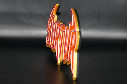 Surtur 3D printed Logo Sign Wall Desk Shelf Art