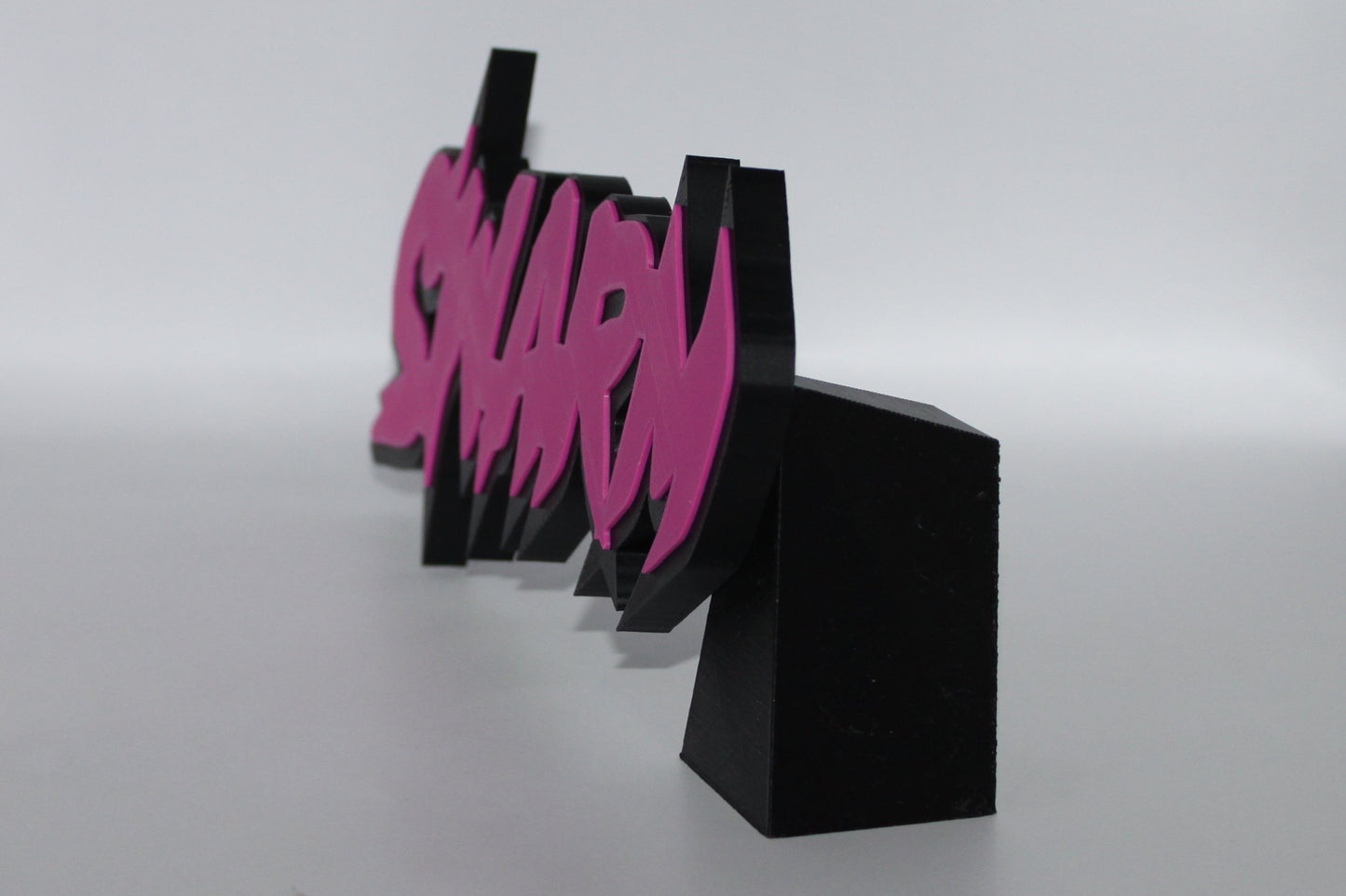 Swarm 3D printed Logo Sign Wall Desk Shelf Art