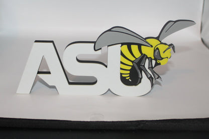 Alabama State Hornets 3D printed Logo Sign Wall Desk Shelf Art
